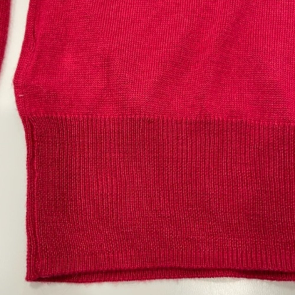 JACOB Round Neck Red Cardigan with Buttons ~ Size S/M~ BNWOT - Picture 5 of 15